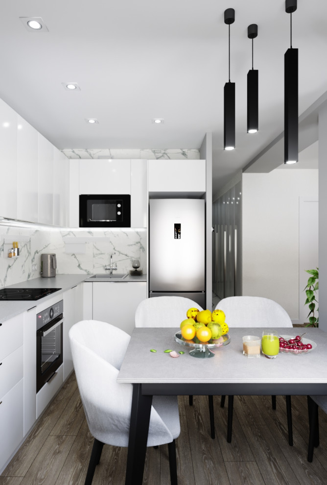 Квартира в минимализме на северной стороне