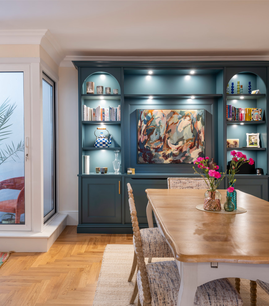 Beautiful Bespoke Wall Unit with Custom Storage