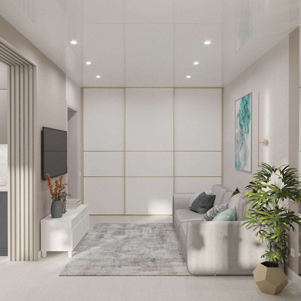 Дизайн кухни-гостиной