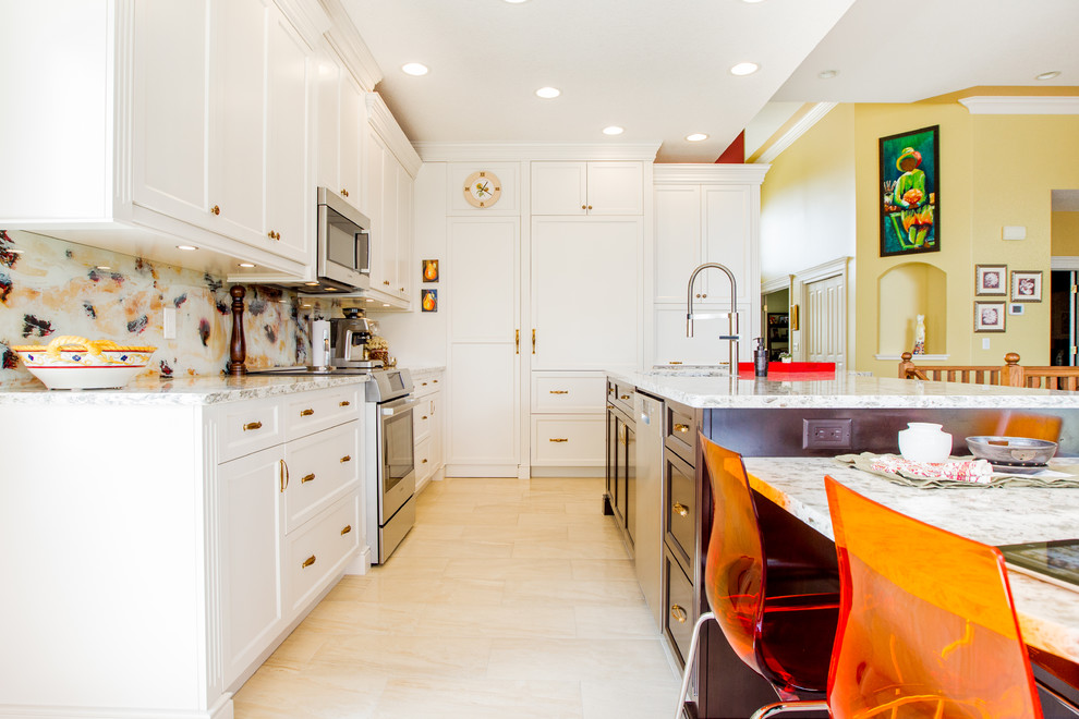 Home design - transitional home design idea in Edmonton