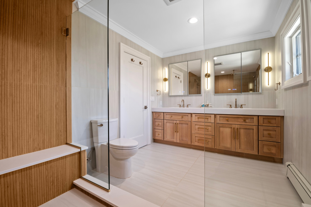 Coastal Spa Primary Bathroom