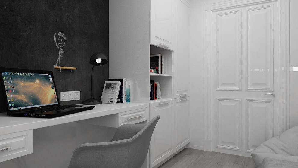 Интерьер кабинета для молодой девушки