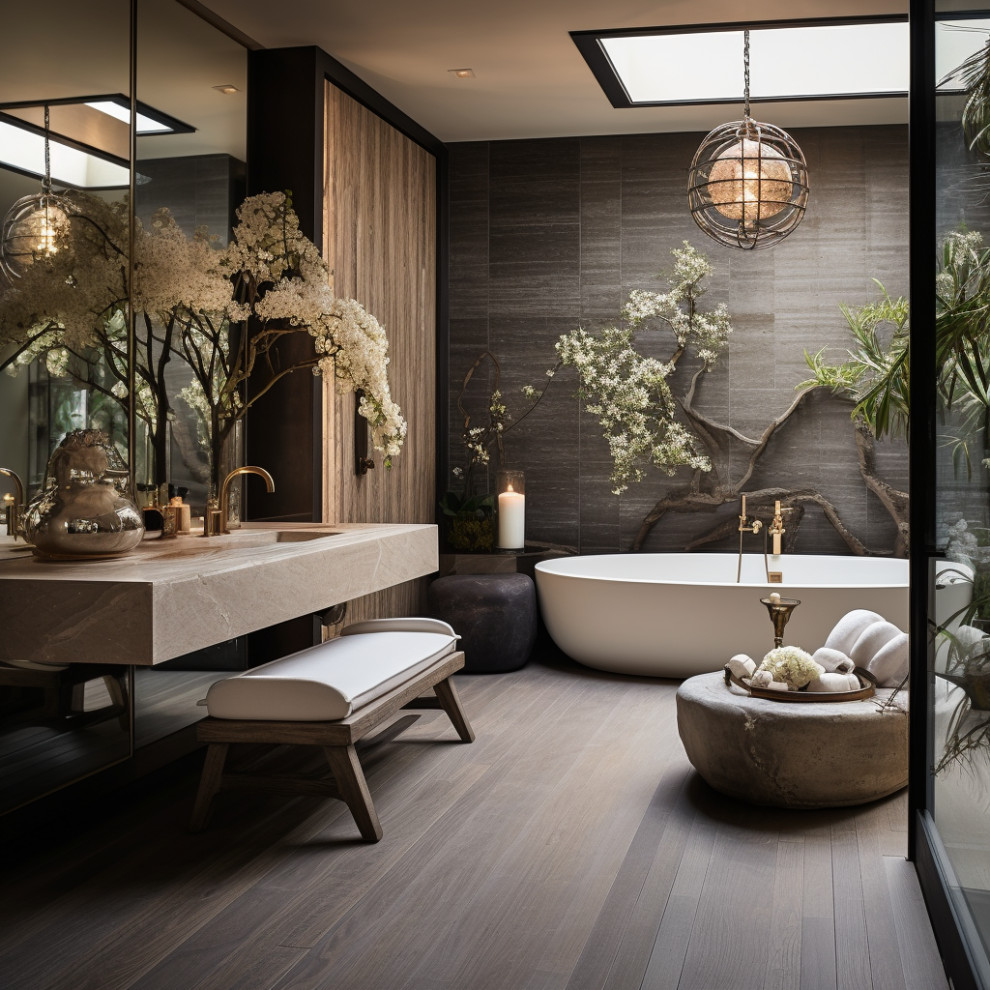 Illustration of Sustainable Luxury Bathroom Products For High-Rise Apartments