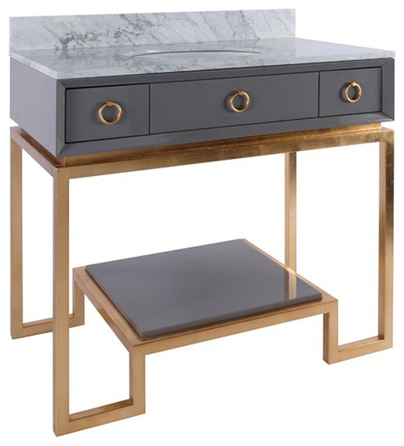 Vanity Base Bathroom worlds away grey lacquer bath vanity paired with gold leaf base Vanity Base Bathroom worlds away grey lacquer bath vanity paired with gold leaf base