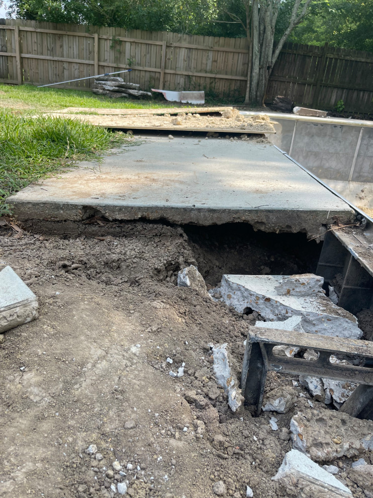 The Mystery of the Sinking Pool Deck and the Cracking Concrete!