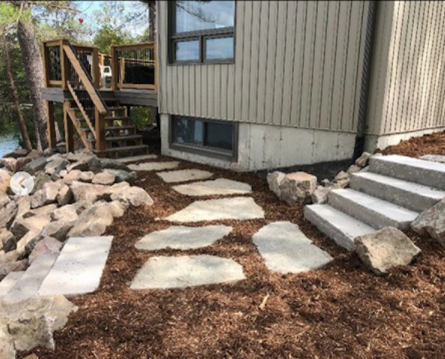 Rock Work for Custom Home