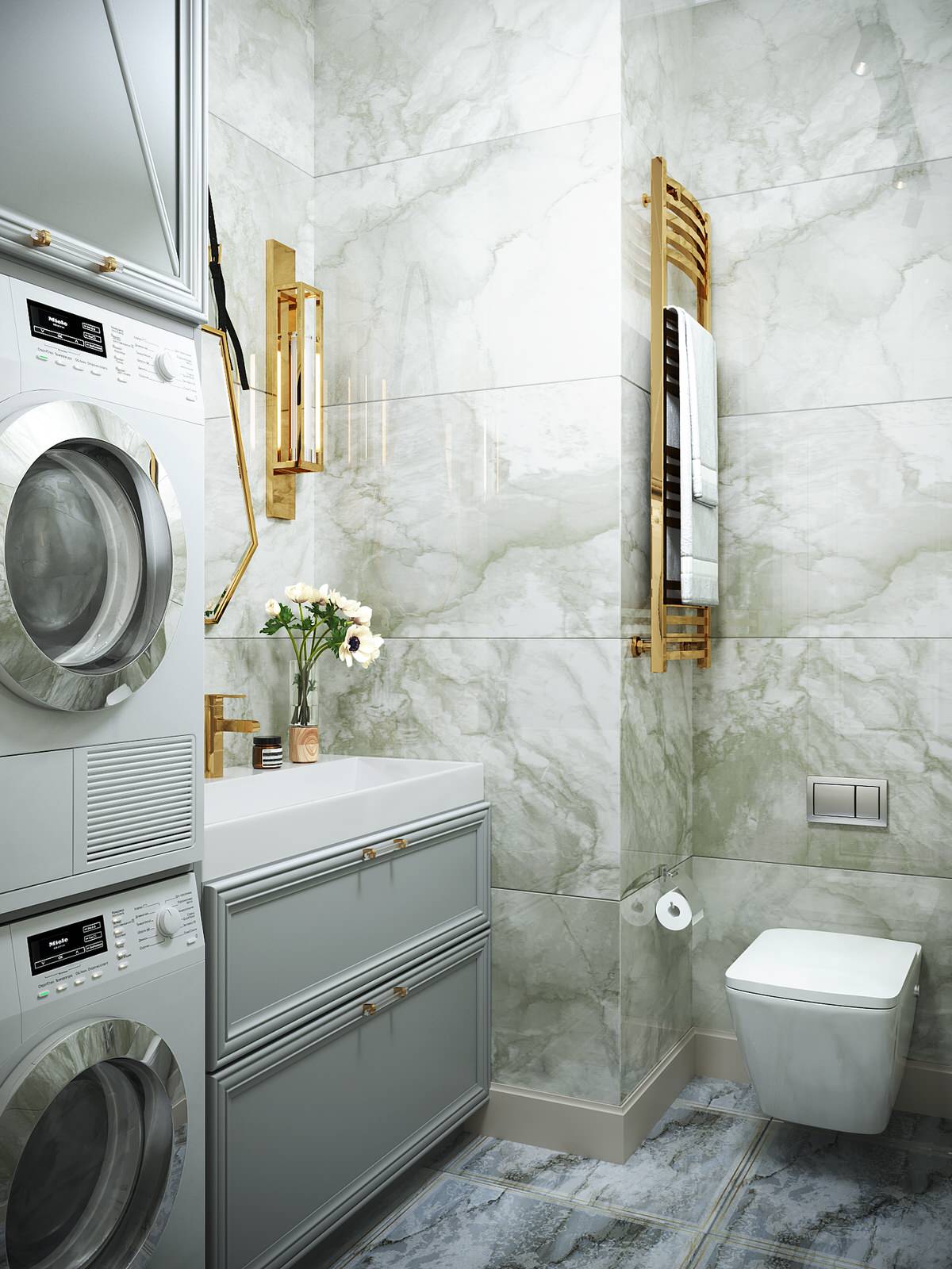 Трёхкомнатная квартира