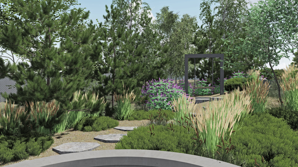 Ландшафт участка д.М.Куяш 2022г.