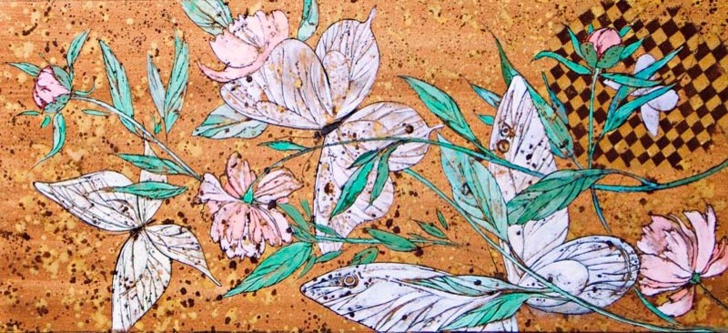 декоративное панно "Бабочки"