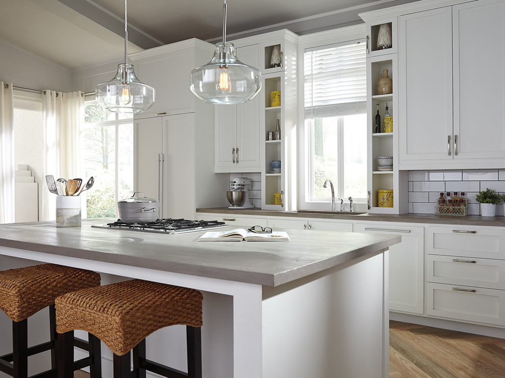 Example of a transitional kitchen design in Indianapolis