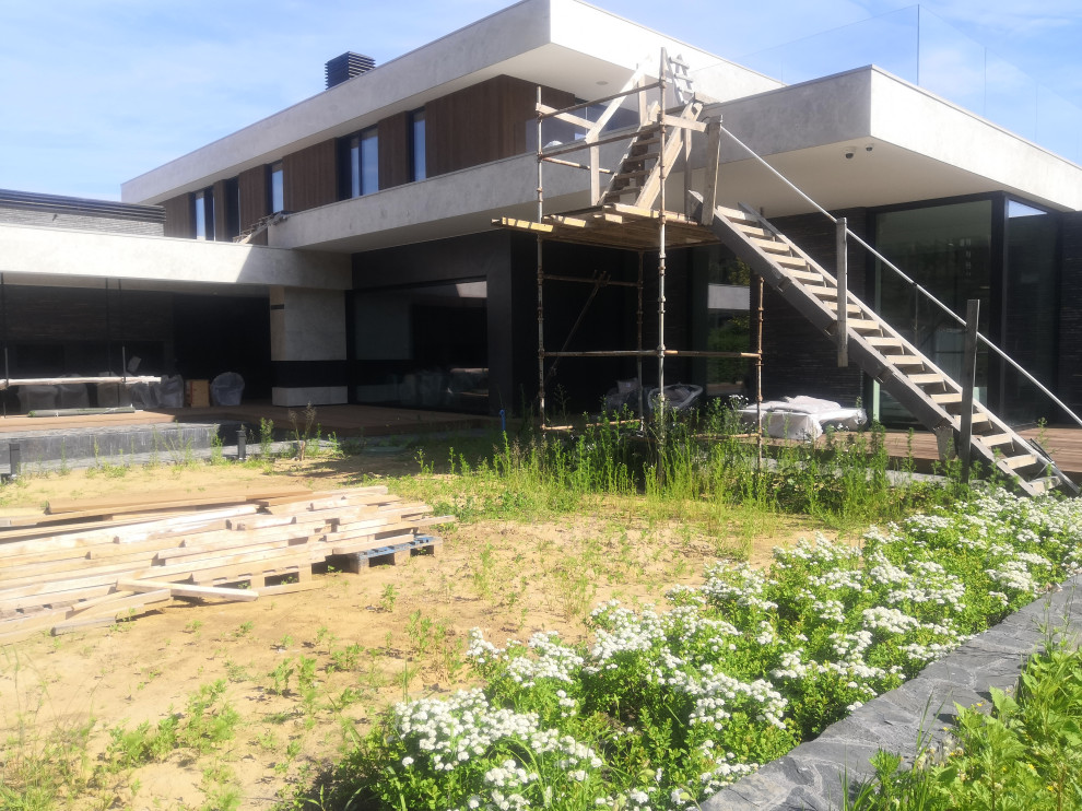 Landscape design of the territory (Moscow region)