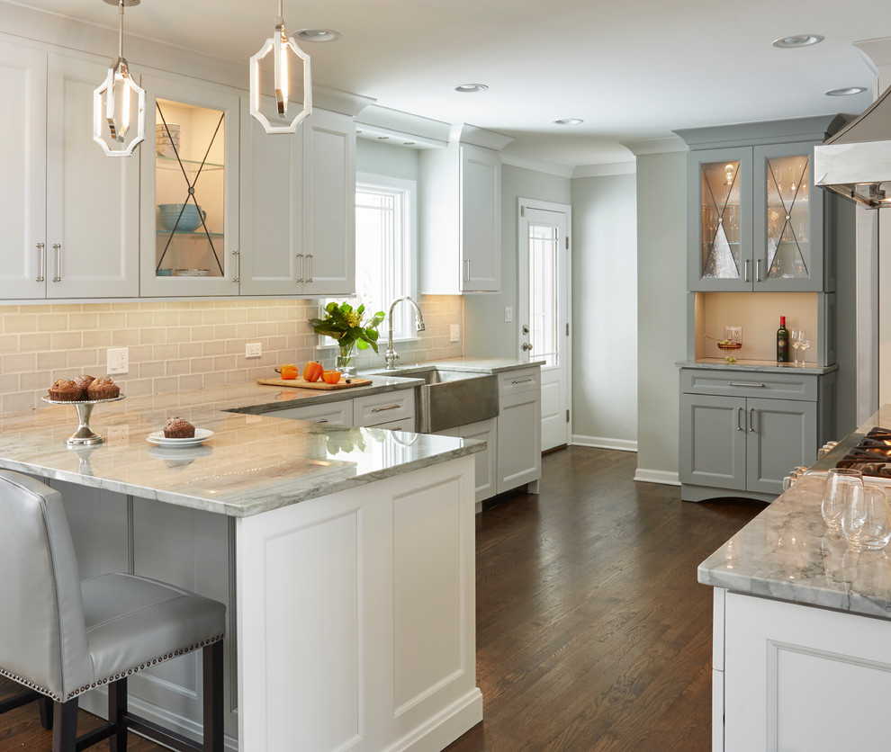 Kitchen - transitional kitchen idea in Chicago