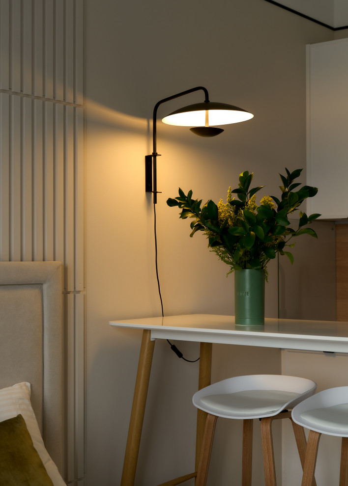 Квартира — студия по дизайн проекту Екатерины Тагировоq