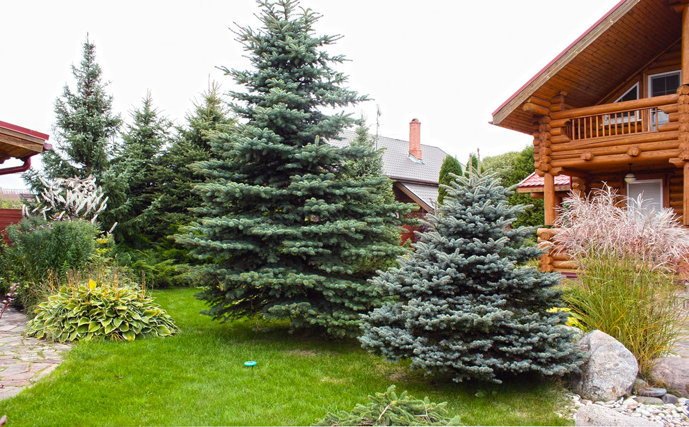 Дизайн дачного участка 18 соток в стиле Кантри.