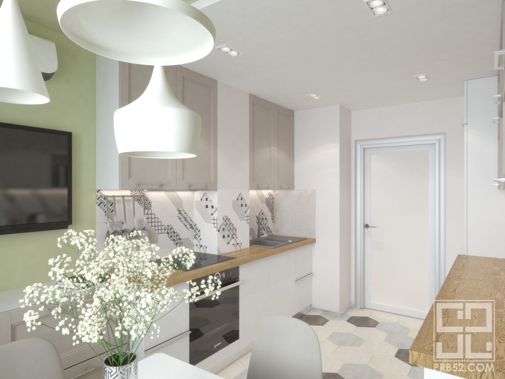 Проект интерьера квартиры в ЖК "Каскад"