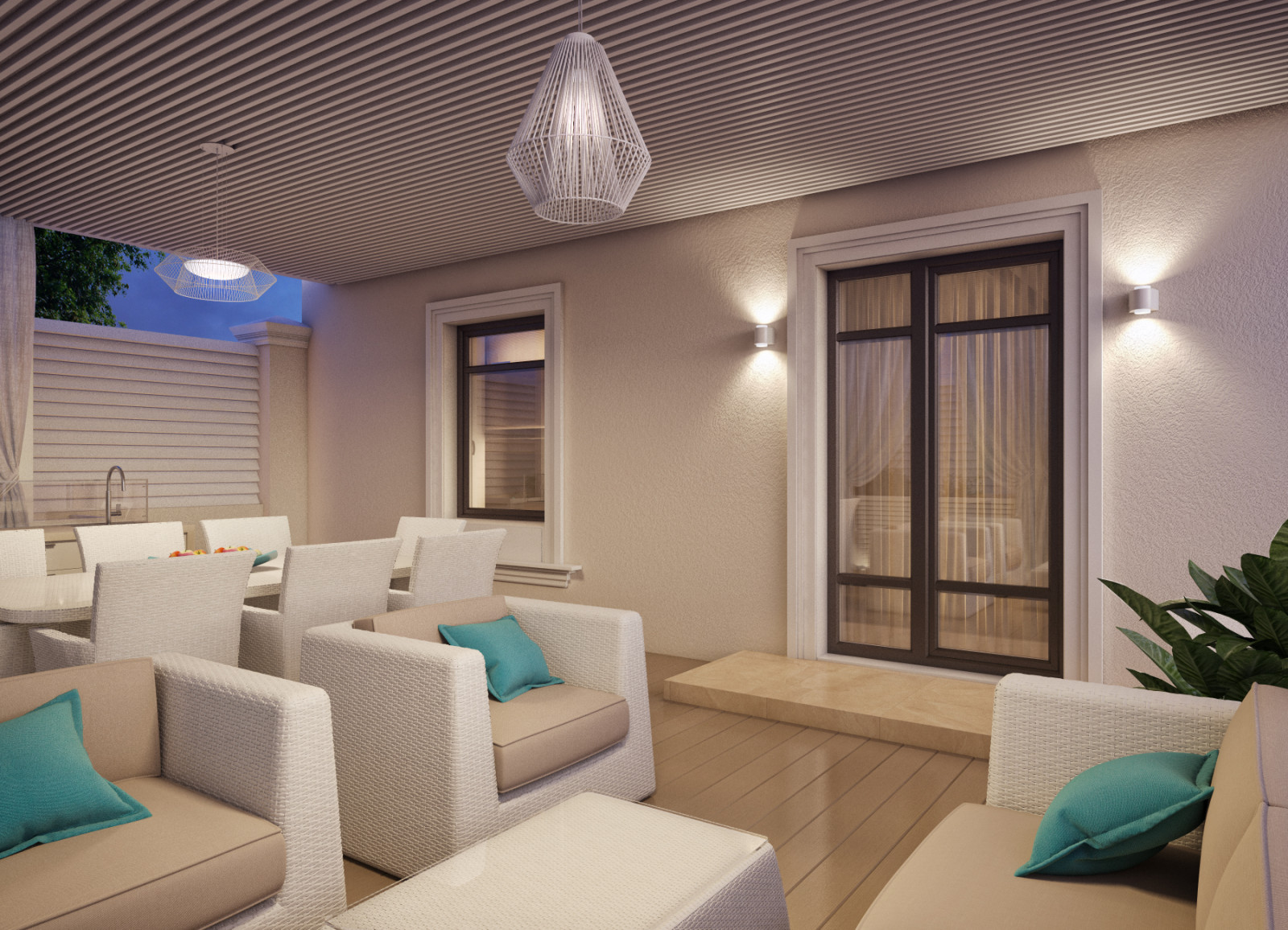 Town-house near the sea