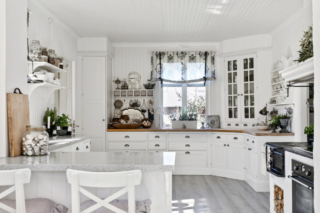 Shabby Chic-inspirerad K&ouml;k shabby-chic-style-kueche