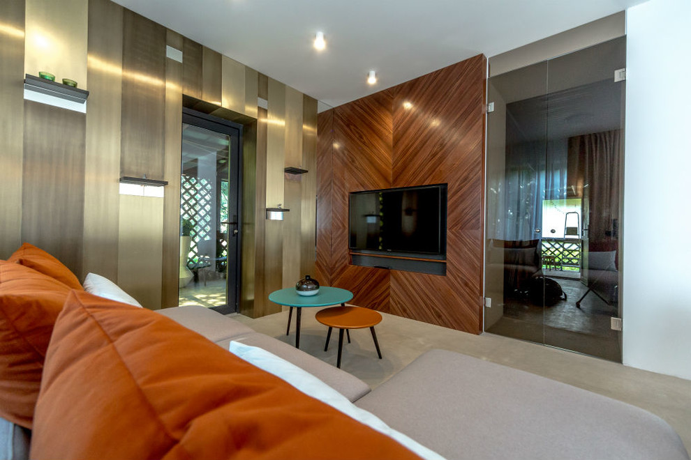 Латунные стеновые панели для проекта peredelka.tv