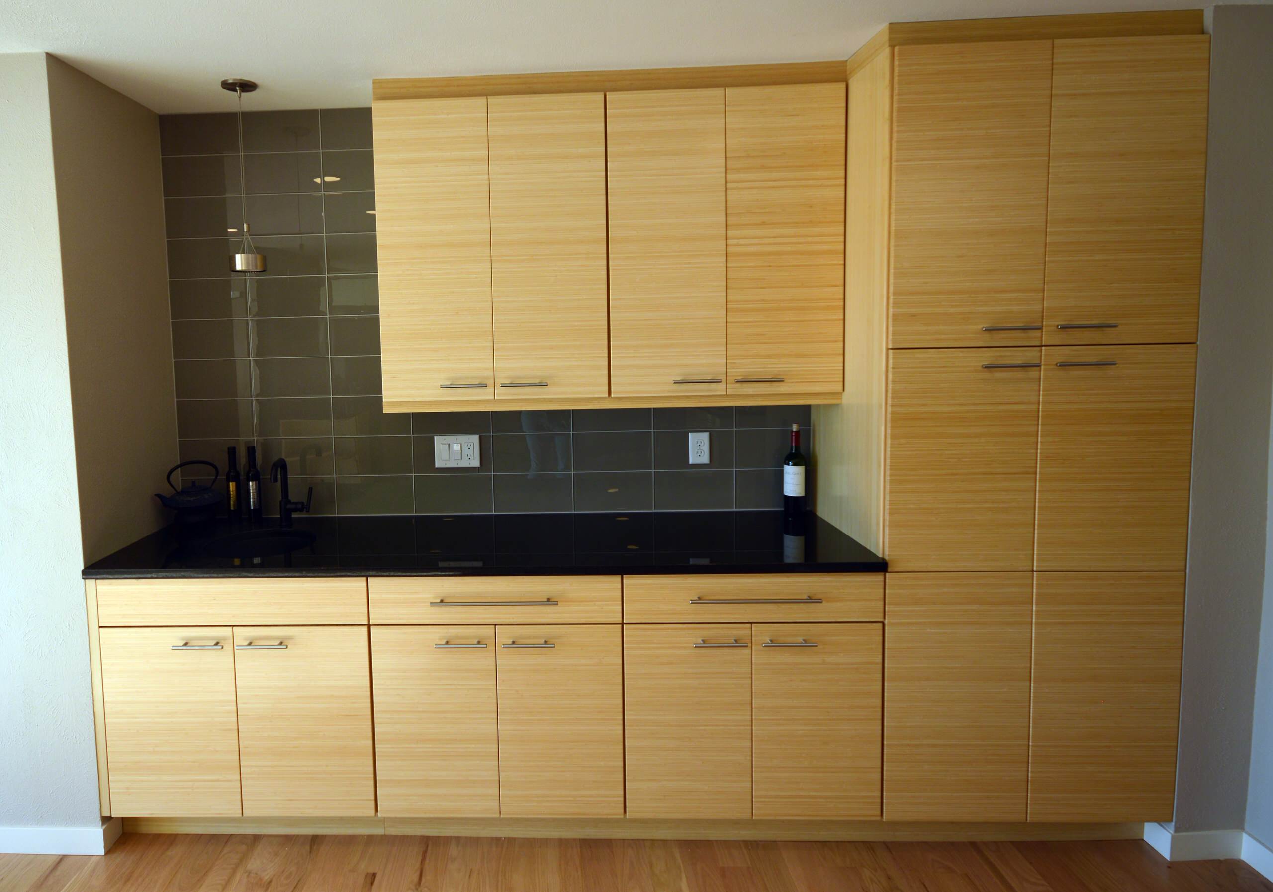 Modern Bamboo Kitchen in Westminster