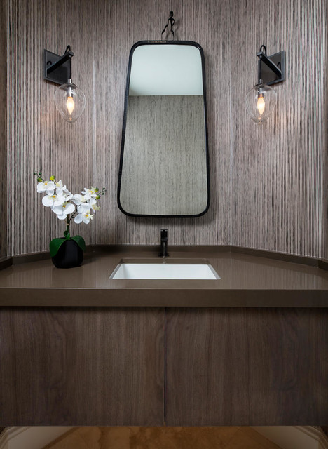 Coastal Transitional modern-badrum
