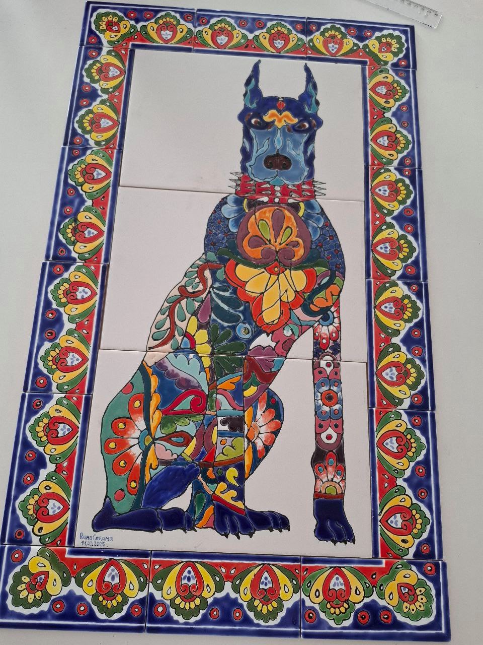 Панно "Зауэр и Дэбора" 75х75см