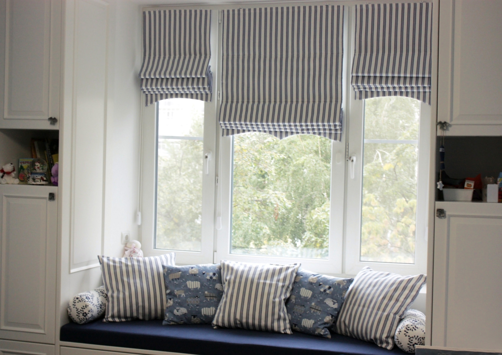 Римские шторы в интерьере