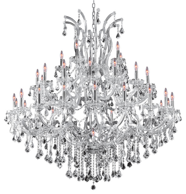 Artistry Lighting Maria Theresa Collection Chandelier, 52"x54", Chrome