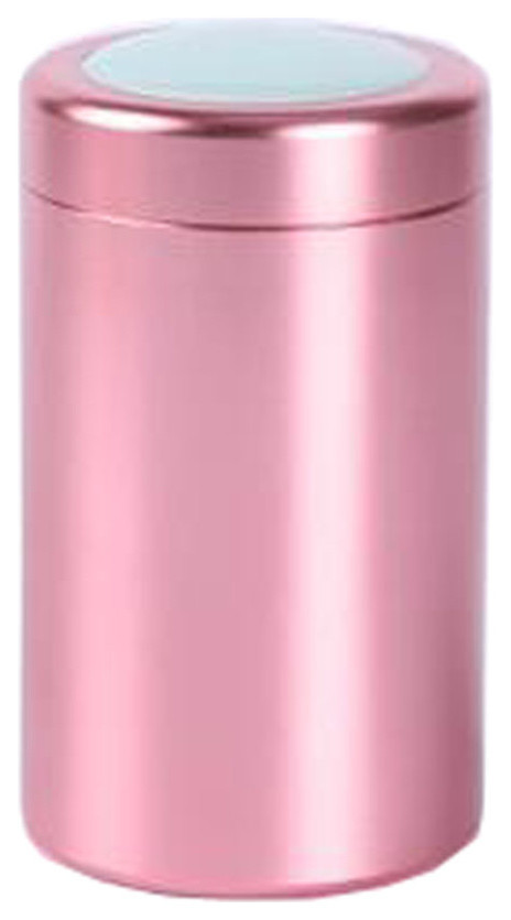 Unique Style Mini Portable Tea Canister Tea Storage Container Seal Pot, Pink