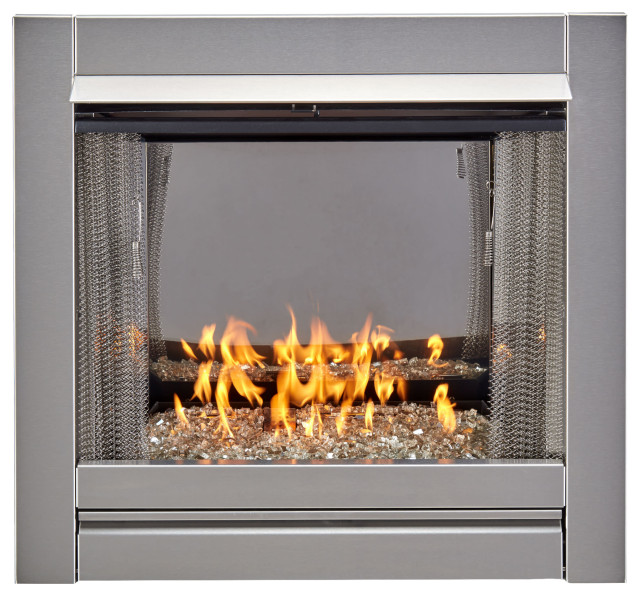 Duluth Forge DF450SS-G 24,000 BTU Vent - Reflective Crystal Glass
