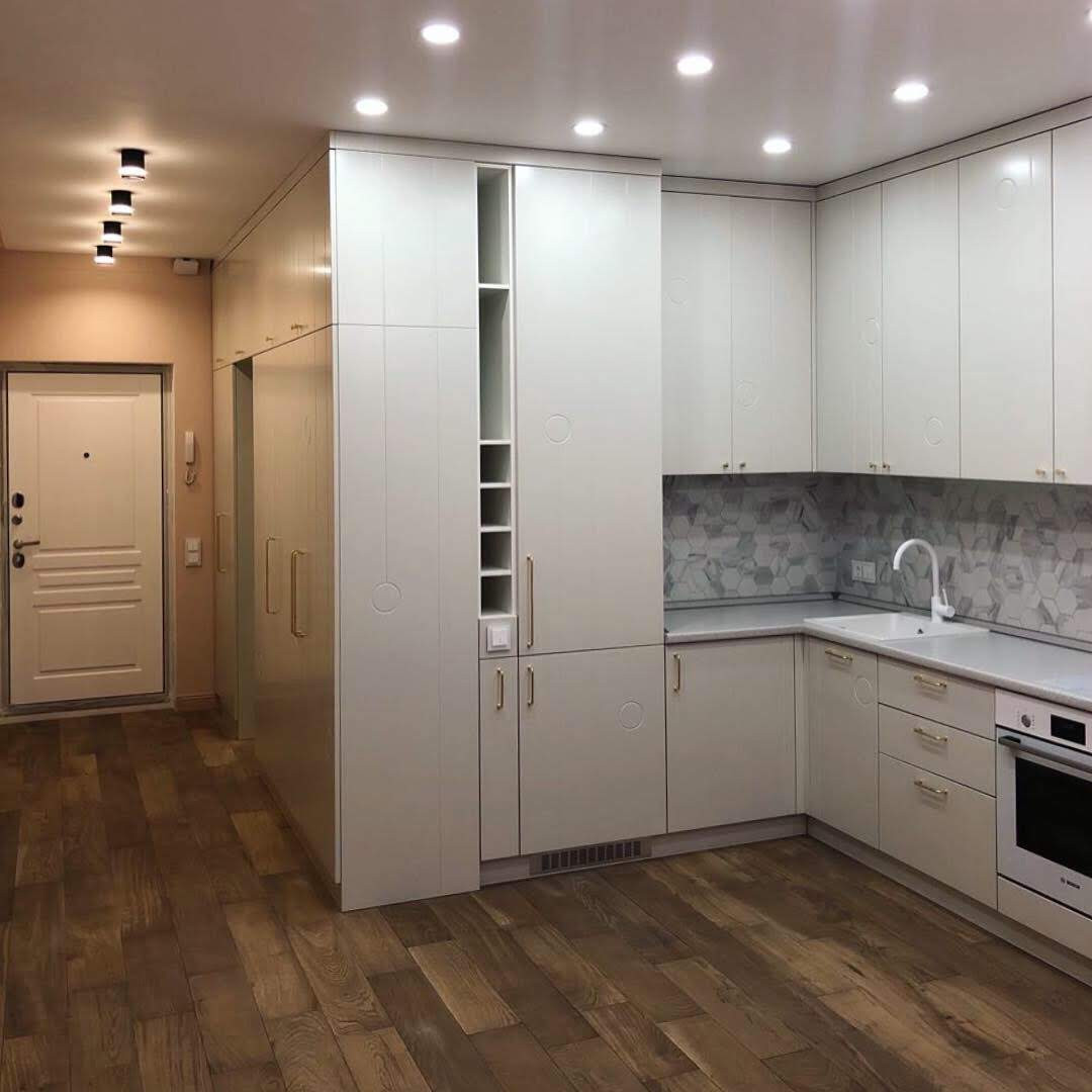 Кухня в студии в ЖК Татьянин Парк