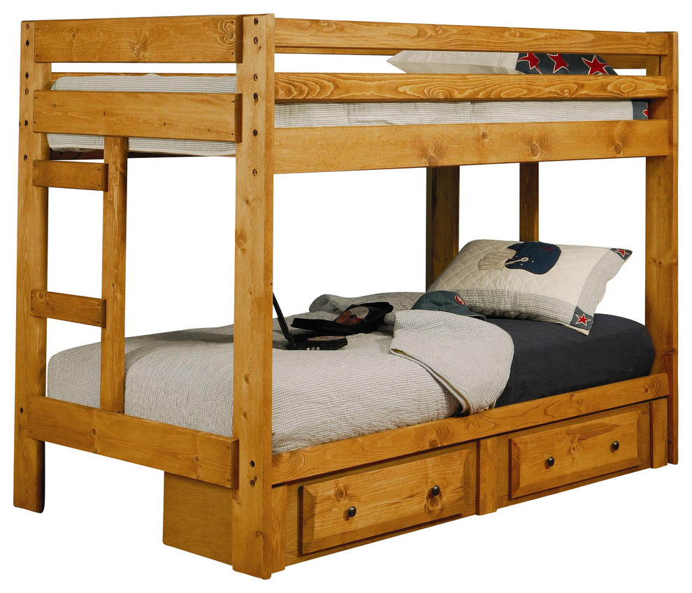 Wrangle Hill Twin Over Twin Bunk Bed by Coaster Fine Furniture