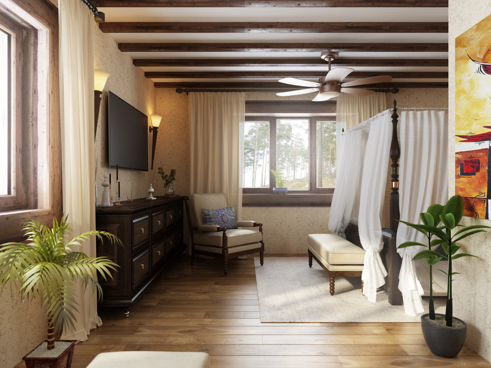 Гостевая в колониальном стиле