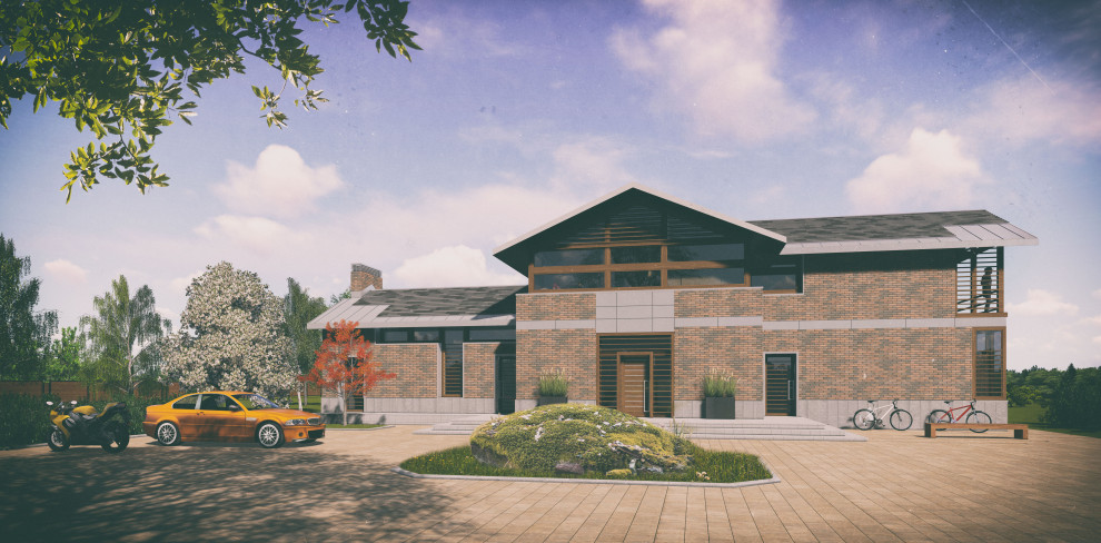 Загородный жилой дом. "У реки".