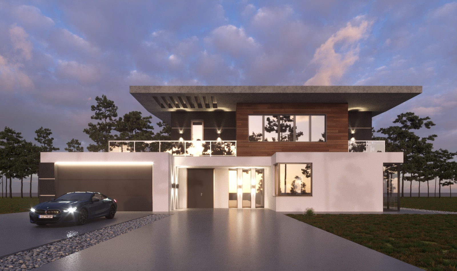 Проект частного жилого дома