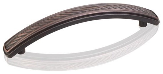 Jeffrey Alexander Encada Cable 3-3/4" Handle Pull - Dark Brushed Antique Copper