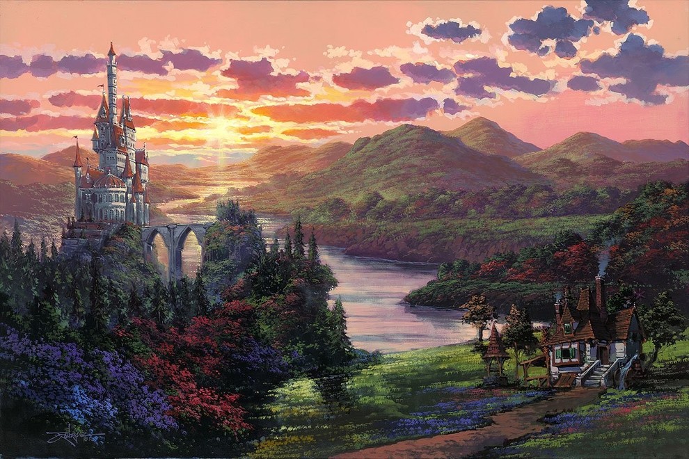 Disney Fine Art, The Beauty In Beast's Kingdom, Rodel Gonzalez, Rolled