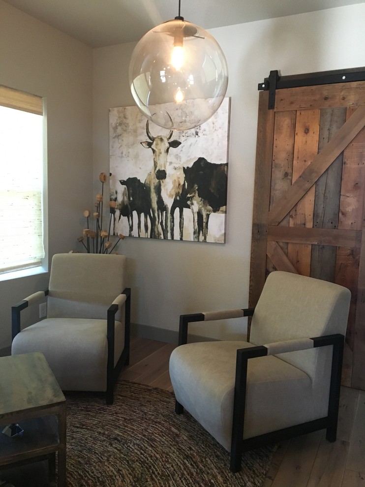Inspiration for a transitional home design remodel in Denver
