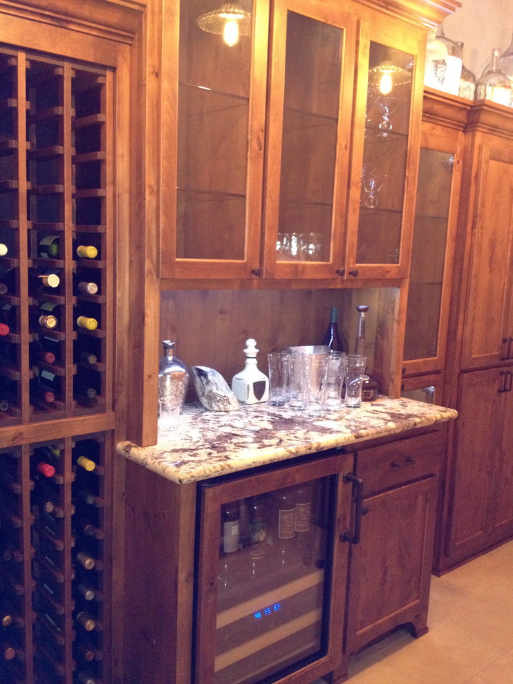 This is an example of a traditional wine cellar in Sacramento.