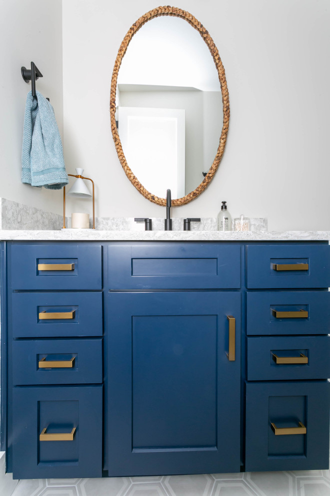 Bathroom - coastal bathroom idea in Charleston