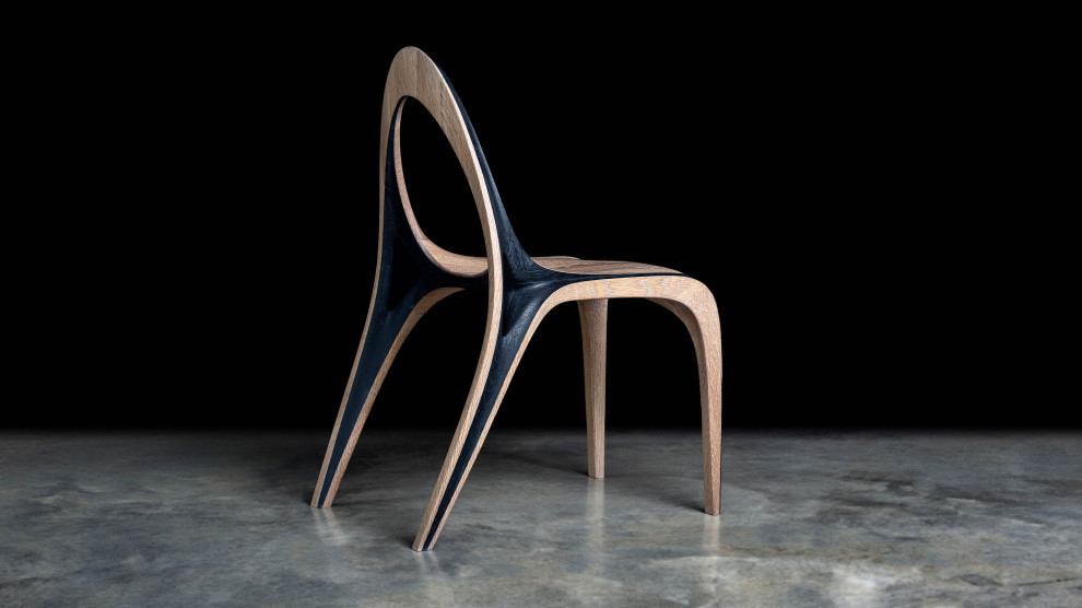 Sculptural Wooden Chair Design in London
