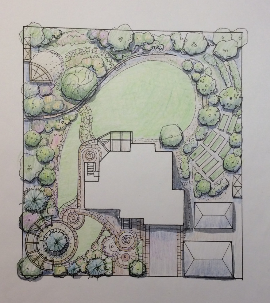 "Мурановские кружева" эскиз