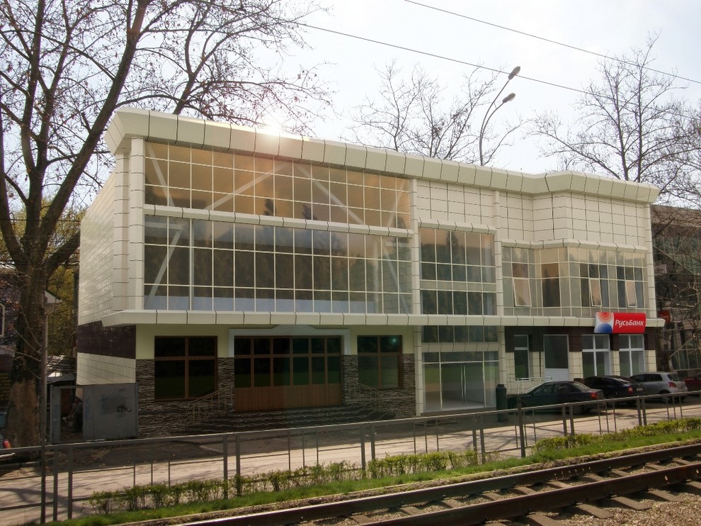 Проект: Торгово-офисное здание ул. Ставропольская 212