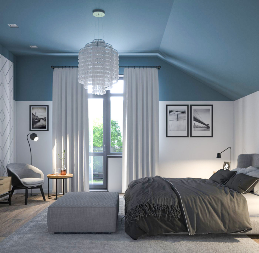 Спальня в мансарде