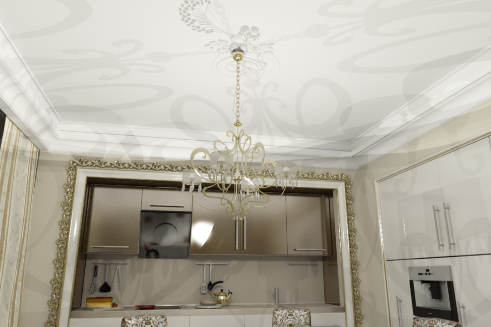 гостиная в стиле Фьюжн