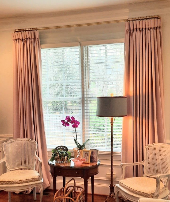 Goblet Drapes Install on Rhodes Hill