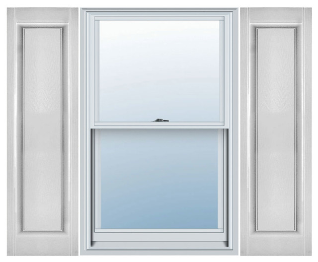 Builders Edge, Custom, Single Panel, Raised Panel Shutters Builders Edge, Custom, Single Panel, Raised Panel Shutters