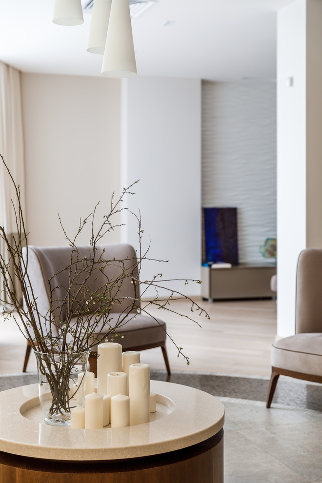 Интерьер частного дома с яркими акцентами