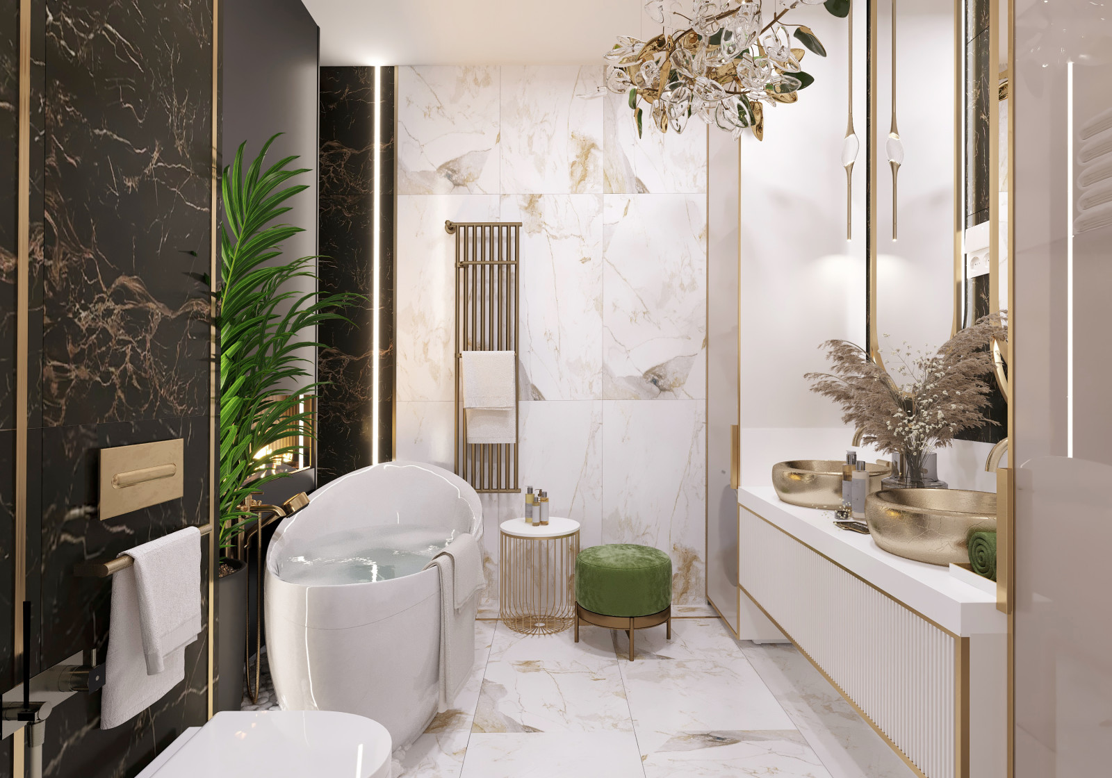 Интерьер ванной комнаты. Ставрополь