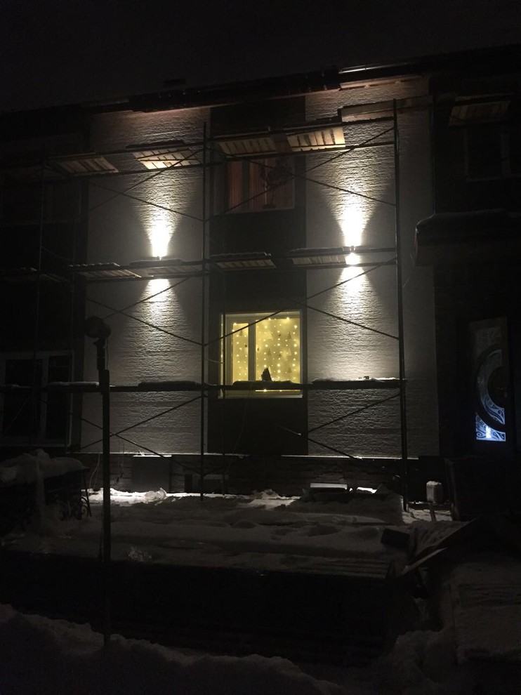 дизан-проект фасада дома в стиле Гауди