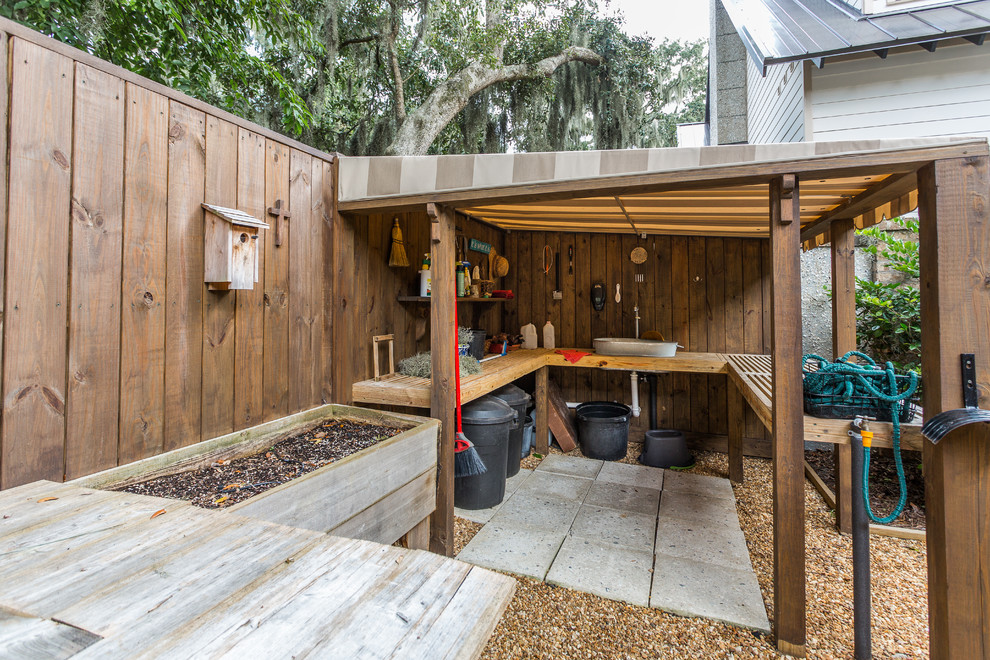 Inspiration for a traditional detached garden shed in Jacksonville.